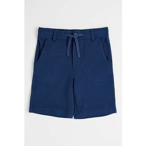 Pantaloni scurti texturati cu talie ajustabila imagine