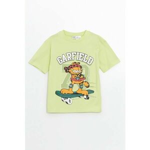 Tricou de bumbac cu model Garfield imagine