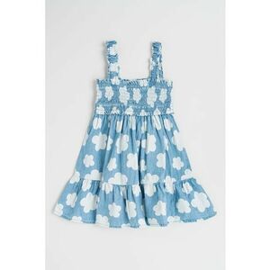 Rochie din denim cu imprimeu floral imagine