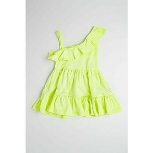 Rochie din amestec de bumbac cu decolteu pe un umar imagine