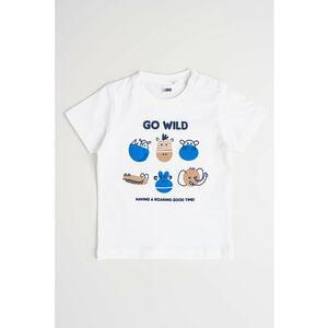 Tricou din bumbac cu imprimeu imagine