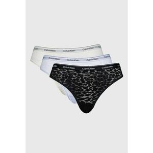 Set de chiloti de dantela cu model animal print - 3 perechi imagine