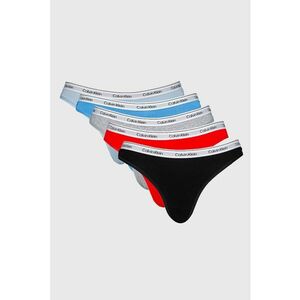 Set de chiloti tanga cu logo - 5 perechi imagine