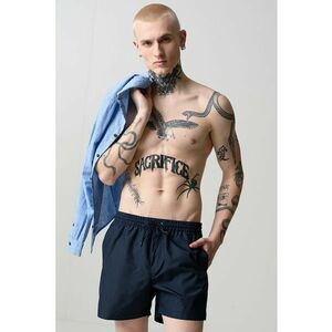 Pantaloni scurti de baie cu snur si banda logo laterala imagine