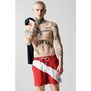 Pantaloni sucrti de baie cu buzunare si snur imagine