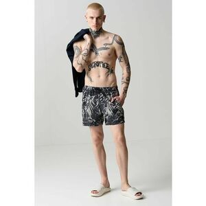 Pantaloni scurti de baie cu imprimeu tropical imagine