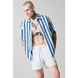 Pantaloni scurti de baie cu snur si buzunare laterale imagine