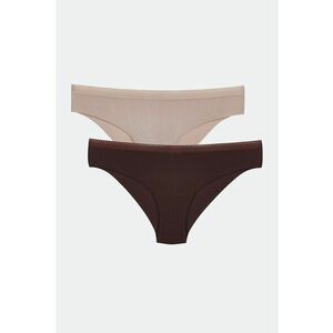 Set de chiloti brazilieni cu model striat - 2 Piese imagine