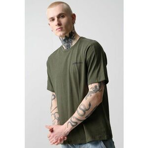 Tricou relaxed fit cu model uni imagine