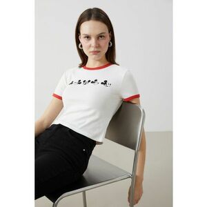 Tricou crop cu Mickey Mouse imagine