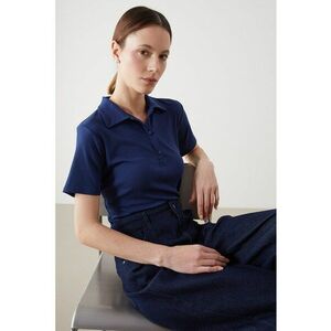 Tricou polo striat imagine