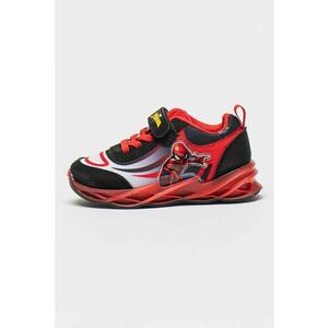 Pantofi sport cu inchidere velcro si imprimeu cu desene animate imagine