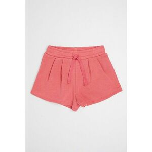 Pantaloni scurti cu talie ajustabila si pliuri frontale imagine
