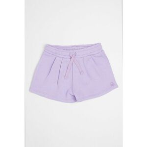 Pantaloni scurti cu talie ajustabila si pliuri frontale imagine
