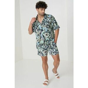 Pantaloni scurti de baie cu talie ajustabila imagine