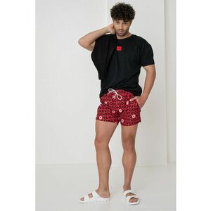 Pantaloni scurti de baie cu model logo imagine