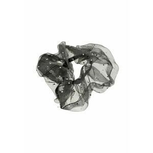 Elastic de par negru cu strasuri aplicate imagine