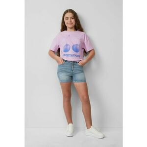 Blugi scurti de denim cu buzunare imagine