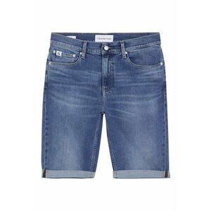 Pantaloni scurti din denim cu aspect decolorat imagine