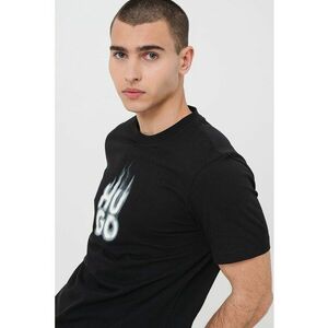 Tricou din bumbac cu model logo Dalayer imagine