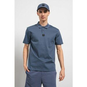 Tricou polo regular fit de bumbac imagine