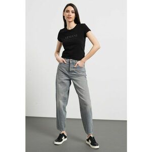 Tricou slim fit cu aplicatie logo imagine