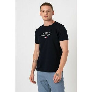 Tricou din bumbac organic cu imprimeu logo imagine
