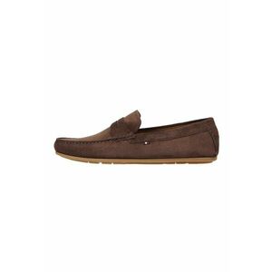 Pantofi loafer de piele intoarsa cu varf rotund imagine