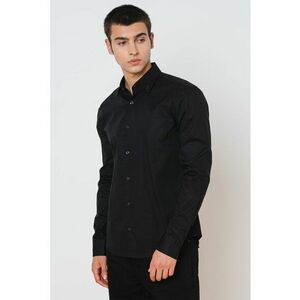 Camasa relaxed fit cu model uni imagine