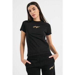 Tricou cu decolteu la baza gatului si logo imagine
