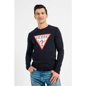 Bluza barbati cu decolteu la baza gatului si logo - imagine