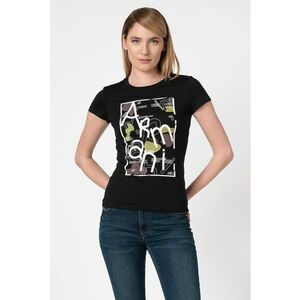 Tricou din bumbac cu imprimeu logo imagine