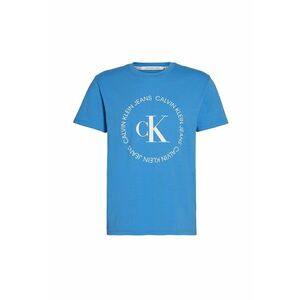 Tricou cu decolteu la baza gatului si imprimeu logo imagine