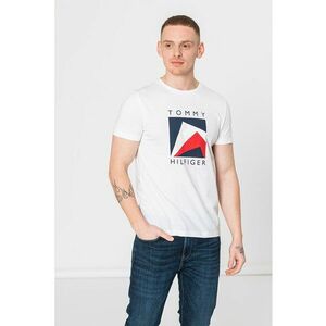 Tricou de bumbac organic cu imprimeu logo imagine