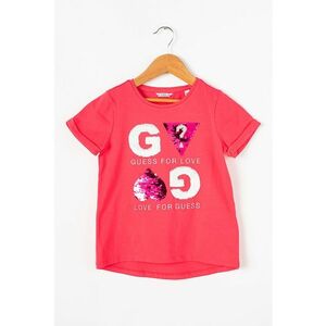 Tricou cu decolteu la baza gatului si paiete reversibile imagine