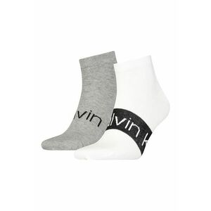 Set de sosete unisex pana la glezna cu logo supradimensionat - 2 perechi imagine