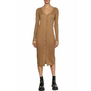Rochie midi din amestec de lyocell cu striatii imagine