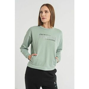 Bluza sport cu imprimeu logo pe piept imagine