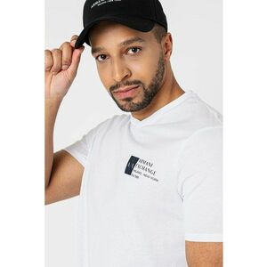 Tricou de bumbac cu imprimeu logo pe piept imagine