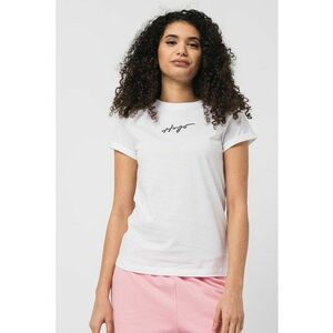 Tricou slim fit cu decolteu la baza gatului imagine