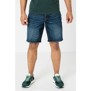 Pantaloni scurti din denim cu aspect decolorat imagine