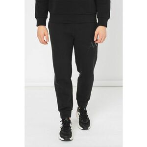 Pantaloni sport cu croiala conica si logo imagine