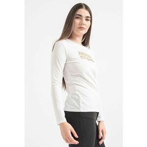 Bluza regular fit cu logo metalic imagine