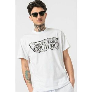 Tricou din bumbac cu imprimeu logo imagine