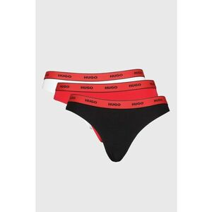 Set de chiloti tanga cu logo - 3 perechi imagine