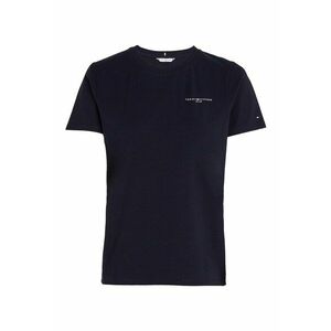 Tricou din amestec de bumbac organic cu decolteu la baza gatului imagine