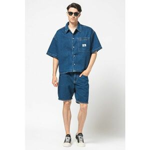 Bermude de denim cu 5 buzunare imagine