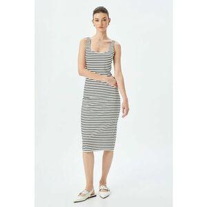 Rochie midi cu dungi imagine