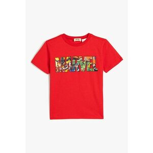 Tricou din bumbac cu imprimeu Marvel imagine