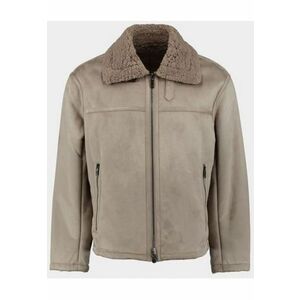 Geaca sherpa cu fermoar Driftwood imagine
